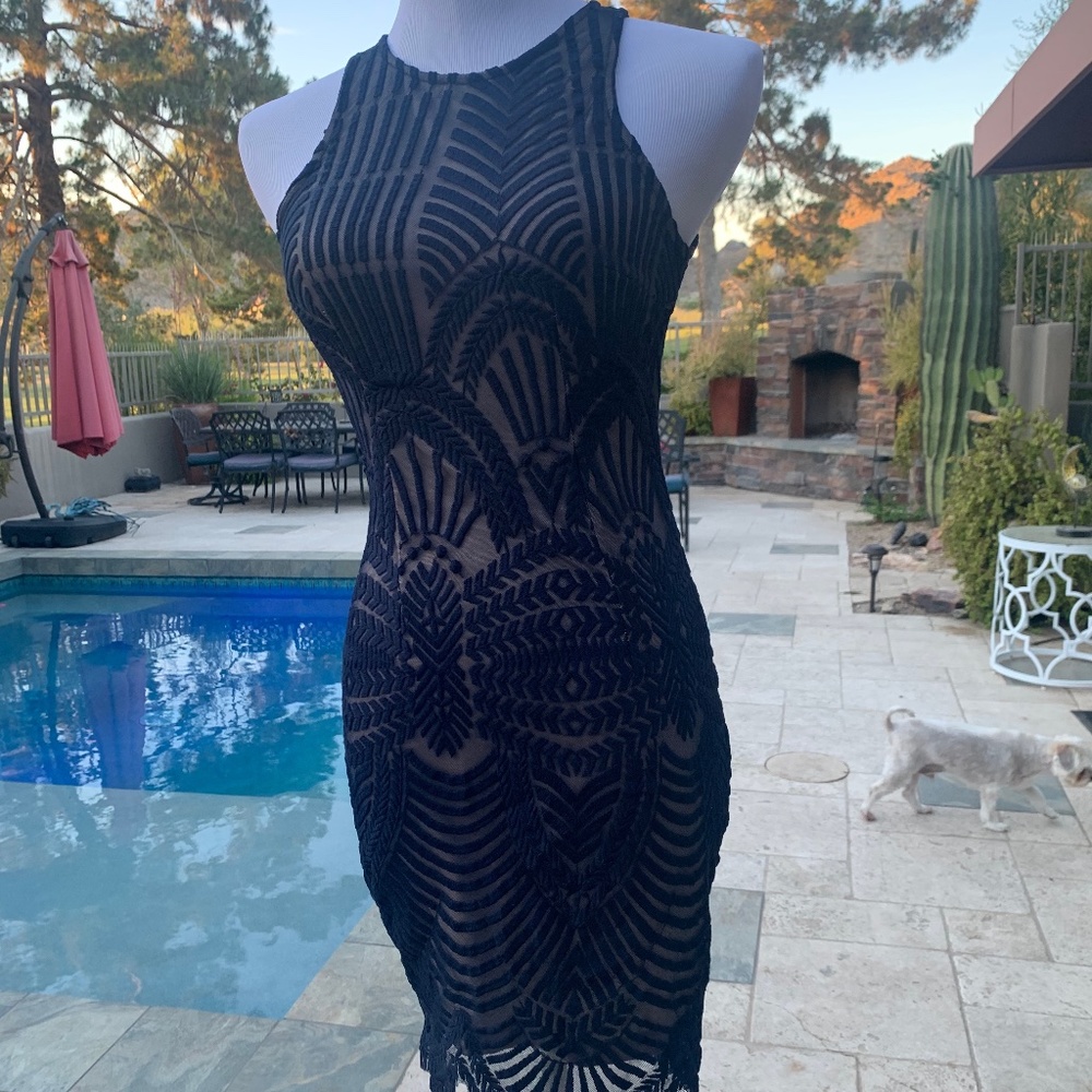 Gorgeous Embroidered Bodycon Dress